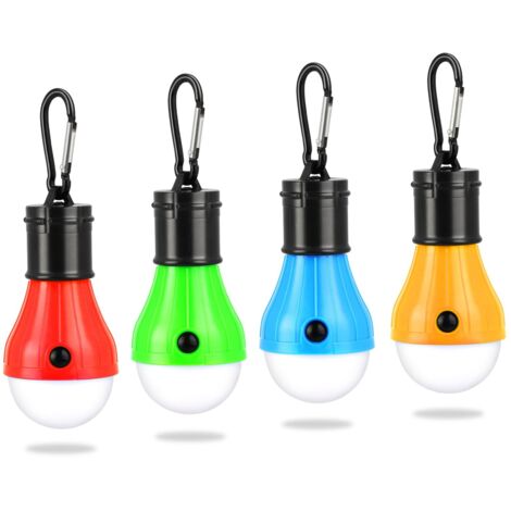 Camping Light, 4x LED Camping Lantern Battery Operated Camping Light Portable Tent Lamp Waterproof Emergency Light for Camping [Energy Class A++] (1/5)