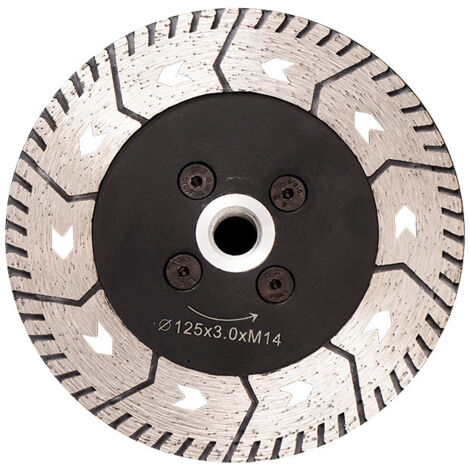 125MM Diamond Disc Saw Blade Double Blade for Cutting and Grinding Concrete Marble Granite (1/5)