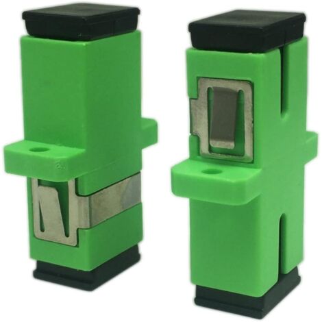 SC Single Mode Fiber Optic Adapter SC Female to SC Female APC Simplex ...