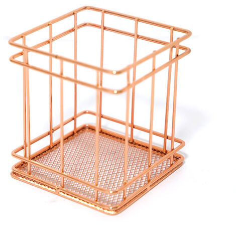 Multipurpose Metal Pencil Holder, Cosmetic Brush Storage, Creative Desk Accessories for Homes, Dorms (1/5)