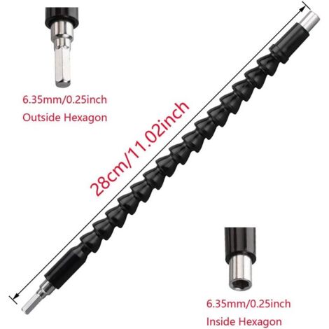 Right Angle Drill Bit and Flexible Angle Extension Kit, 105 Degree ...