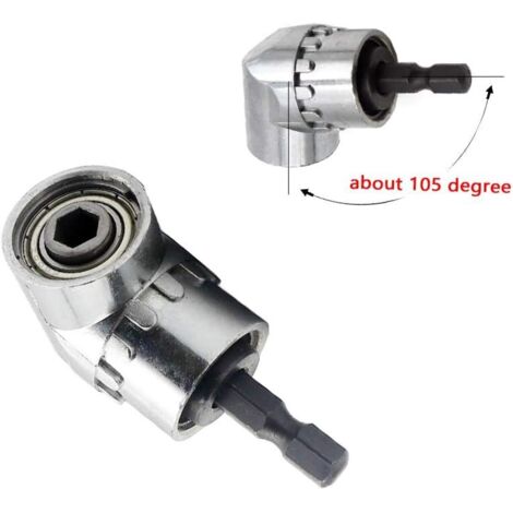 Right Angle Drill Bit and Flexible Angle Extension Kit, 105 Degree ...