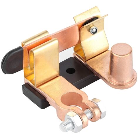 Battery Disconnect Switch, 12V 250A Battery Disconnect Switch Top Post Blade Isolator Cut Off for Marine Car Truck Boat RV (1/5)