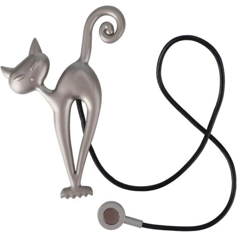 Curtain Tiebacks Metal Cat Shape Magnetic Clip Curtain Holders Accessories (1/5)