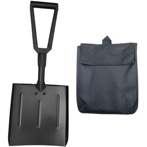 Snow Shovel with Aluminum Handle, Folding Camping Shovel, Folding Snow Shovel, Ice Scraper Lightweight Sport Shovel, Garden Snow Removal Folding Snow Shovel