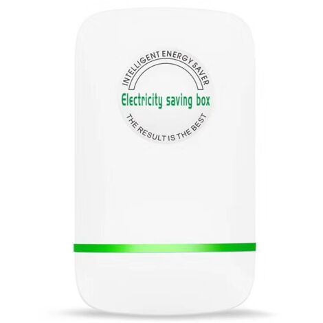 Energy Saver, 28000W Real Load White Stable Voltage Energy Saving Box Flame Retardant Durable ABS Interior (EU Plug 90-250V) (1/5)