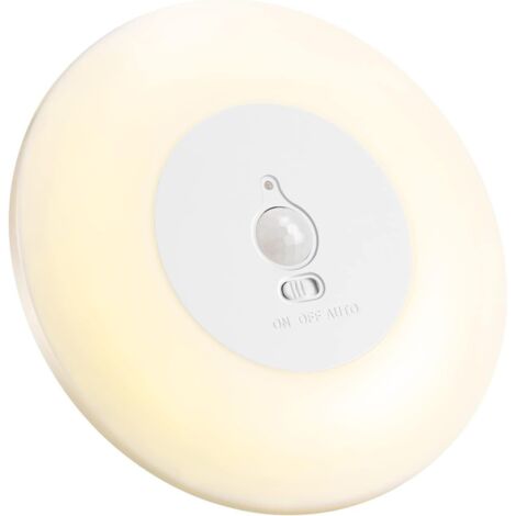 LED Ceiling Light with Motion Sensor Battery Operated for Indoor Wireless Ceiling Lamp 3000K for Closets Cabinet Basement Pantry Staircase [Energy Class A+] (1/5)