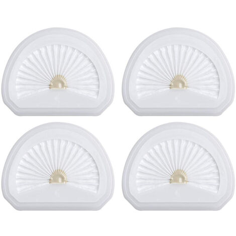 4 Pack Handheld Vacuum Filters Compatible with Black and Decker VLPF10 Replacement Filter and Dustbuster Hand Vacuum HLVA315J HLVA320J00 N575266, Replaces Part N600601