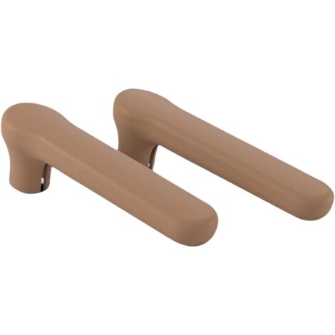 Door Handle Cover Silicone Protective Cover for Kids Protective Gloves Sleeves Anti Collision Silent Door Knob Cover, COFFEE (1/5)