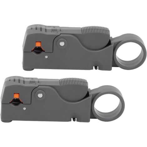 Coaxial Cable Stripping Tool, Lightweight Wire Stripper Wire Cutting Tool Wire Stripping Tool Dual Blade Design for Cable for Wire