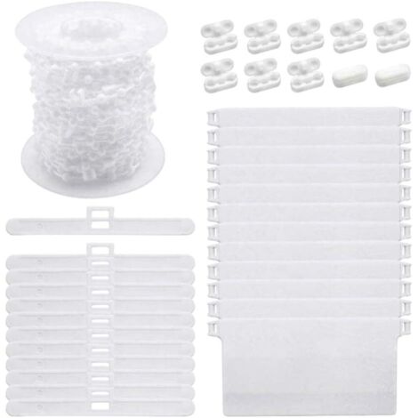 Vertical Blinds Accessories Roller Curtain Bead Rope Connector Clips DIY Roller Blind Fitting for Home Bedroom Kitchen