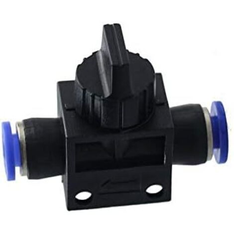 Pneumatic Shut-Off Valve - Quick Connect for Air, Water, Vacuum (12mm, 1pc) (1/5)