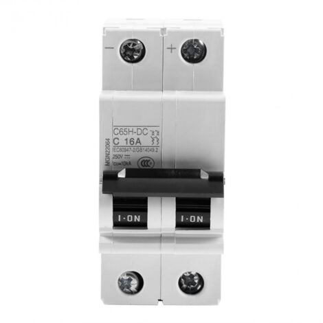 250V DC 2P Low Voltage Air Miniature Circuit Breaker Solar Energy Switch 16A/63A(16A) (1/5)