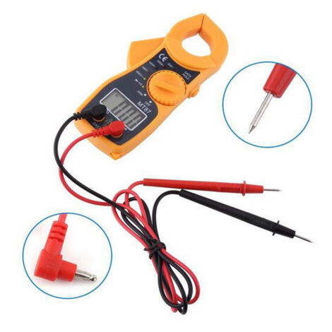 Professional LCD Digital Clamp Meter Multimeter Voltmeter Ammeter Ohmmeter Portable Multifunction Durable Tester (1/5)
