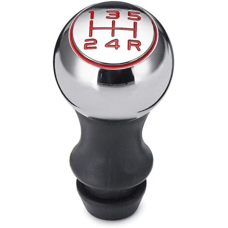 1pc For Peugeot 307 Peugeot 106 207 306 206 407 408 508 Car Gear Shift Knob Aluminum Alloy Automatic Gear Knob Car Accessories (Color : Red) (1/5)