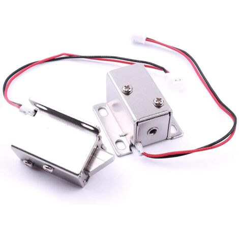 1pcs Mini Drawer Door Tongue Down Electric Lock Assembly Solenoid DC ...