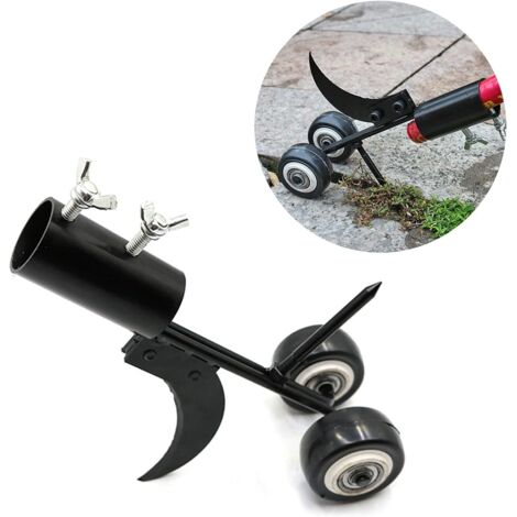 Manual Weeder with Wheels, 2-in-1 Portable Extraction Weed Puller Handheld Garden Weeder Garden Razors with Wheels for Garden Driveways (1/5)