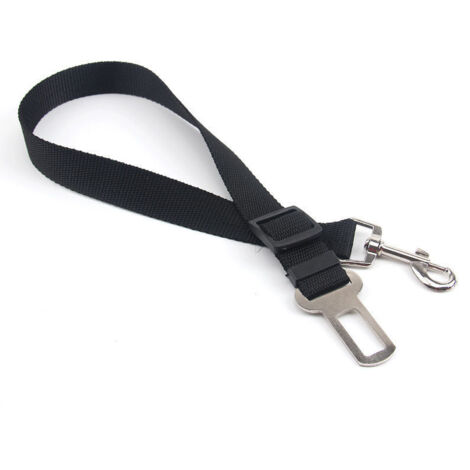 Dog/Cat Seat Belt Leash/Pet Harness for Car Seats - Black (1/4)