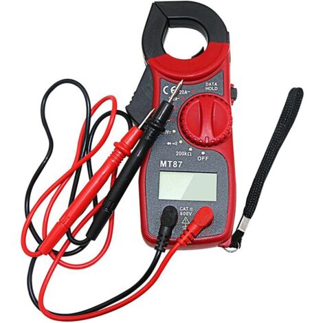 Tinor – AC DC current clamp meter – Digital multimeter with LCD display – Accurate AC/DC voltage measurement – Overload protection and data hold (1/5)