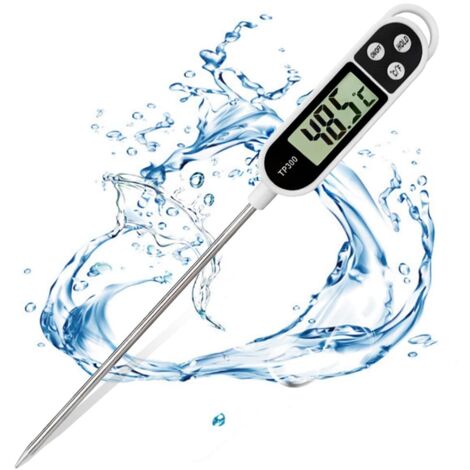 TP300 Food Thermometer Electronic Probe Kitchen Grill Thermometer 5 Seconds LCD Display (1/4)