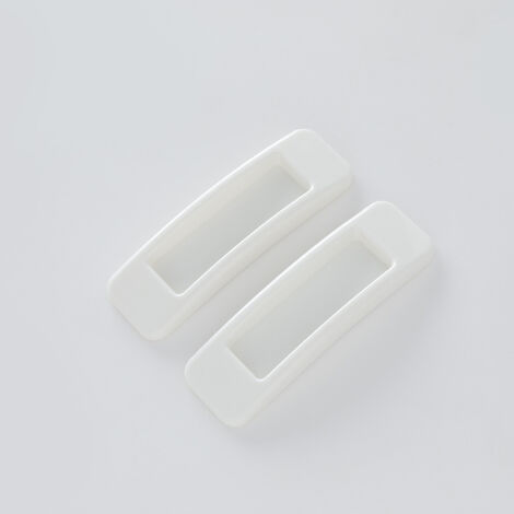 2Pcs Self-Adhesive Handles, Auxiliary Auxiliary Handle with Double-Sided Adhesive Tapes, Sliding Door Handle for Cabinet Window, Convenient Opening Safety Handles, White (1/5)