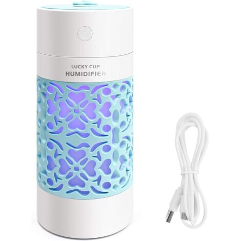 Baby Air Humidifier, 250ml Mini Air Humidifier, Quiet Humidifier, Waterless Auto Shut-Off Function, Suitable for Bedroom, Office, Car