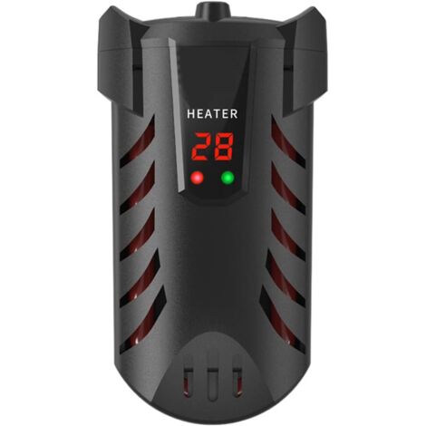 Aquarium Heater, 50W Mini Adjustable Heater, with LED Digital Controller External Protector, Can Control Temperature from 20-34℃, Water Level As Low As 3.5cm, Suitable for 15-50L Aquariums (1/5)