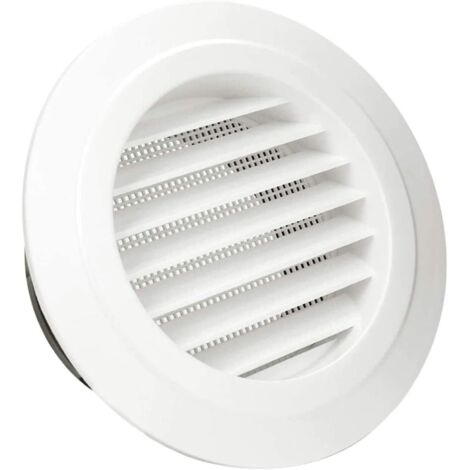Ventilation Outlet, 6" Round ABS Ventilation Grille with Anti-Insects Protective Grille for Ducts, Ventilation Outlet with Protective Grille (ø150mm)