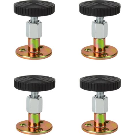 Anti-Shake Bed Frame for Sofa Bed Stabilizer Bedside Fixers Stabilizers Black 4PCS (46-64 mm) (1/5)
