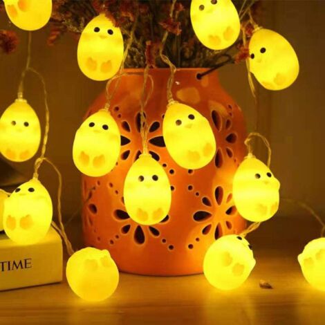 Easter String Lights - 10 LEDs - Easter String Lights - Chick - LED - Easter Decoration