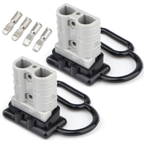 50A 6-10 Gauge Battery Connector Plug Pair Anderson Connector Battery Quick Connect Connector Plug (1/5)