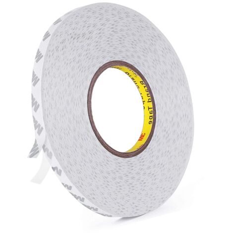 Double Sided Tape, Transparent 3M 9080 Strong Double Sided Tape Length 50m, Width 10mm, Thickness 0.15mm for DIY (1/5)