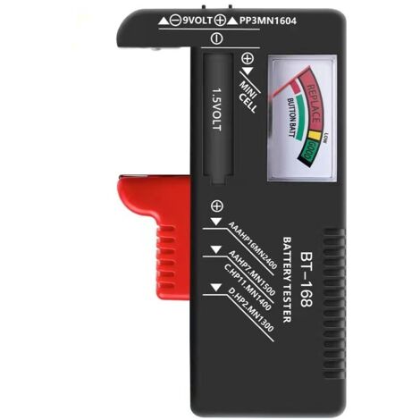 Universal Battery Tester, Battery Voltage Checker for AA AAA CD 9V Key Batteries 1.5V (1/5)