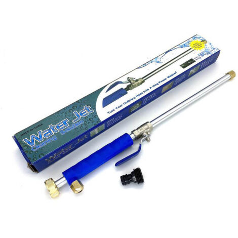 Hydro Jet Power Washer, High Pressure Water Gun, High Pressure Water Gun with Nozzle, High Pressure Water Lance for Garden Hose, High Pressure Cleaner for Garden Hose
