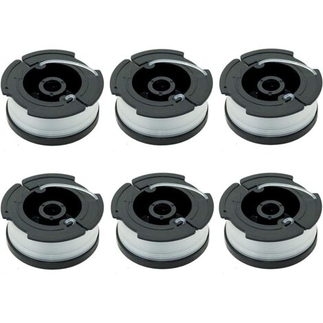 Pack of 6 Spools A6481 A6485 for Black Decker String Trimmers (1/5)