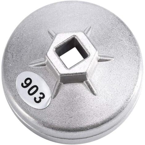 74mm 14 Flute Universal Socket Wrench Aluminum Alloy, Multifunction Oil Filter Wrench Socket Removal Tool (1/5)