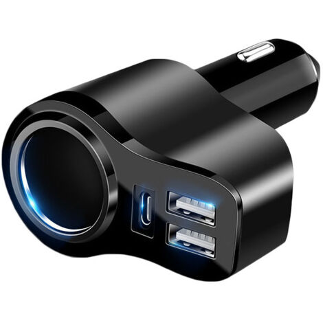 USB Car Charger 7A/36W Power Delivery 3.0 3 Ports USB Car Charger with Car Socket Compatible with iPhone 13/12/11/X/8/7/6, iPad Air/Mini, Galaxy S20/S10/S9/S8/S7, Huawei etc (1/5)