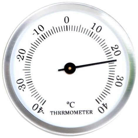 Refrigerator Thermometer for Freezer, -40°C - 40°C Large Simple Dial Freezer Incubator Thermometer Aluminum Alloy Frame Keep Food Fresh (1/5)