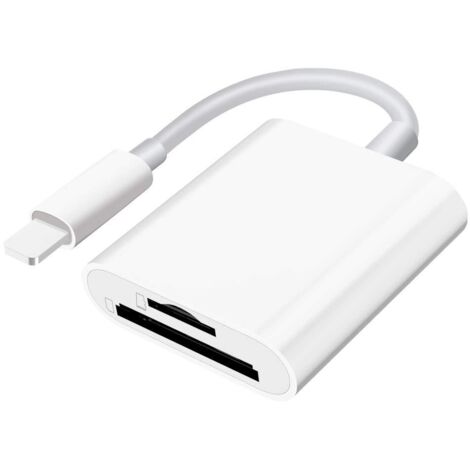 SD/Micro SD Card Reader for Phone/Pad/Camera-Dual Slot for SD and TF Card-Portable Memory Card Reader NPTERBL (1/5)