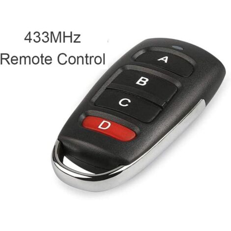 1 universal remote control for electric garage door opener, 433 MHz