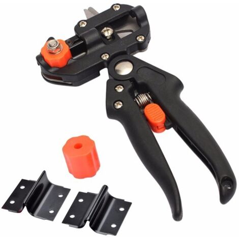 2 in 1 Grafting Shears for Garden Tree Grafting and Pruning Tools with 3 Replaceable Blades