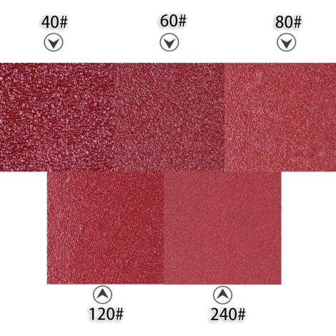 40 Pack Pal Sander Sandpaper Ouse Sanding Sheets Assorted Grits 40/60/80/120 Fits Black And