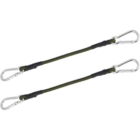 2 Pack 30cm Heavy Duty Bungee Cords for Camping, Luggage, Travel (1/5)
