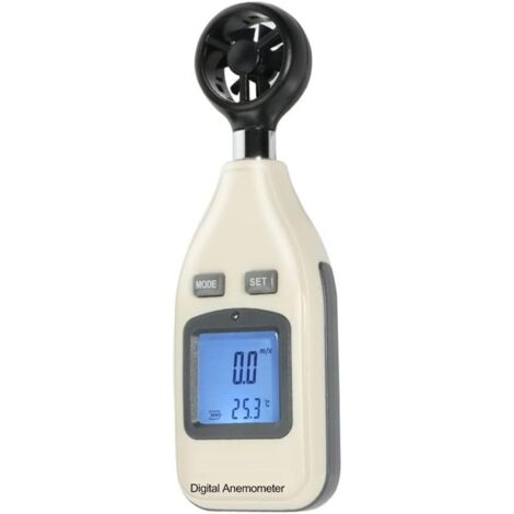 Digital Anemometer Tool Mini Anemometer Wind Wind Temperature Temperature Measurement Wind Speed Meter for Outdoor Measurement