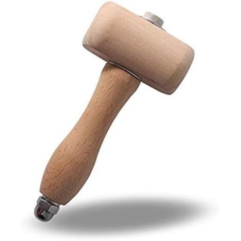 Beech Wood Mallet Hammer Tool, Wood Carving Hammer Leather Craft Carving (1/5)