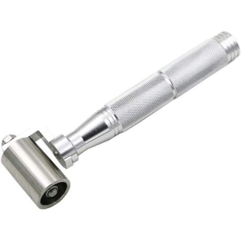 34mm Wallpaper Roller Stainless Steel Flat Edge Seam Pressure Roller (1/5)