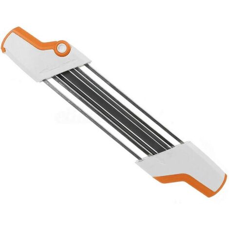 2 in 1 Easy File Chainsaw Chain Sharpener 3/8"/4.0mm, Chainsaw Pitch Fast Teeth Sharpening Set with Handles, Fits All Brands Chiansaw 3/8" Pitch Chian