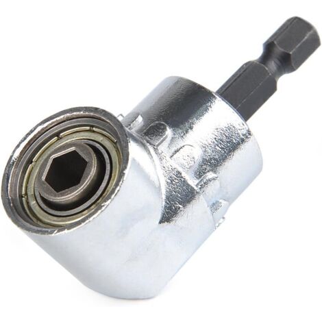 Right Angle Drive Extension Power Screwdriver Drill Socket Adapter 105 Degree