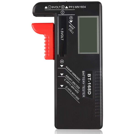 Digital Battery Tester, Universal Household Battery Tester for AAA AA CD 9V 1.5V Button Cell Batteries (1/5)