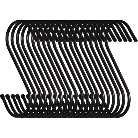 Christmas Ball Hook, Tree Decoration Hanger, S-Shaped Metal Hook, Christmas Tree Hanger for Hanging Tree Decoration Hook,20 Pack S-Shaped Hanging Hooks for Kitchen, Bathroom, Bedroom and Office (20 Pi (1/5)